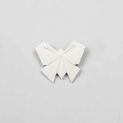 StehlikDesign brož Motýl bílý 0138 – Zboží Mobilmania