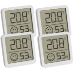 TFA 30.5053.02.04 - Digitální teploměr s vlhkoměrem - bílý (sada 4 ks) – Hledejceny.cz