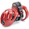 Brutus Cyborg Cage Chastity Cage Black-Red