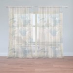 Sablio Záclony Listí: 2ks 150x250cm – Hledejceny.cz