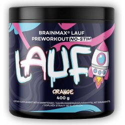 BrainMax LAUF Preworkout bez kofeinu 400 g