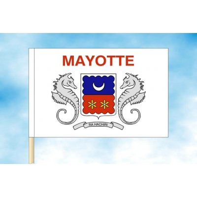 LIBEA, s.r.o. Vlajka Mayotte Rozměr: 40×60 cm, Uchycení: Návlek – Hledejceny.cz