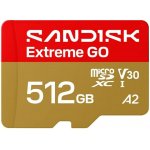 Sandisk Extreme Go Micro SDXC 512GB SDSQXGN-512G-GN6MN – Zboží Živě