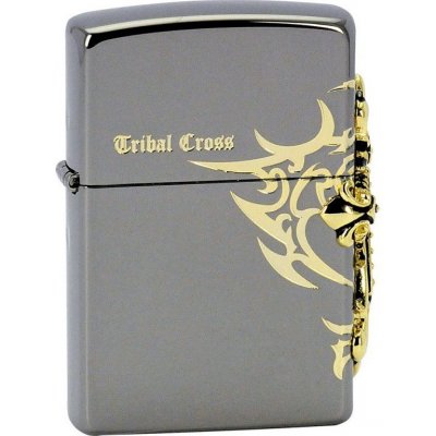 Zippo benzínový SIDE TRIBAL CROSS EMBLEM 28158 – Hledejceny.cz