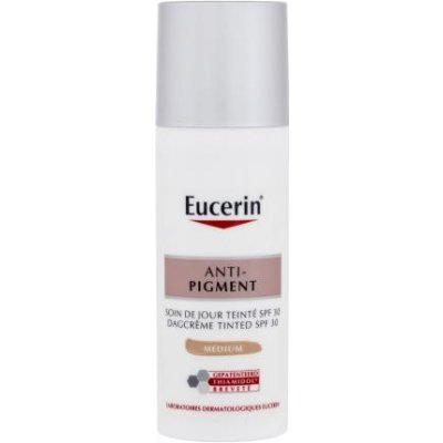 Eucerin Anti-Pigment Tinted Day Cream SPF30 Denní pleťový krém 50 ml Medium – Zboží Mobilmania