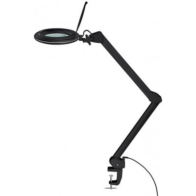 goobay Stolní lampa s lupou, 127mm, 3 dioprie, stmívatelné LED osvětlení 10W, černá (64986) - 40.92.0360 – Hledejceny.cz