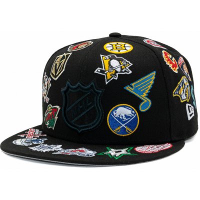 New Era NHL All Over Logo 59FIFTY Black – Zboží Dáma