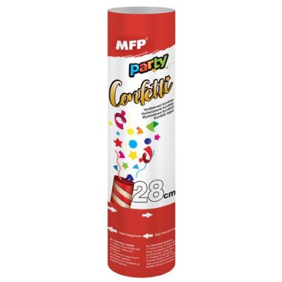 MFP konfety vystřelovací 28cm papír vzduch – Zbozi.Blesk.cz