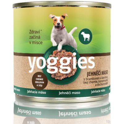 Yoggies Jehněčí konzerva s bramborem a karotkou 200g