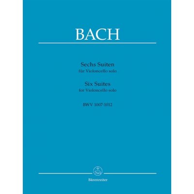 Sechs Suiten für Violoncello solo BWV 1007-1012 – Hledejceny.cz