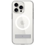 Spigen Ultra Hybrid S MagFit se stojánkem a bílým MagSafe iPhone 15 Pro Max - čiré – Hledejceny.cz