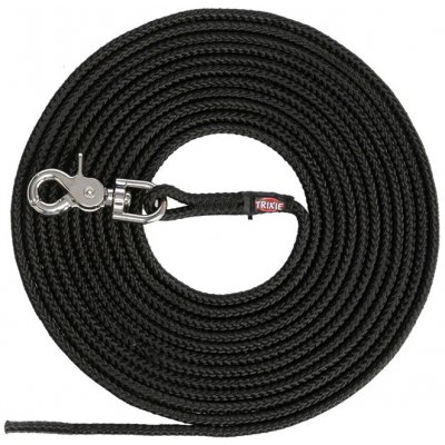 TRIXIE Stopovačka kulatá s vypouštěcí karabinou černá S-L 0,6 cm 5m – Zbozi.Blesk.cz