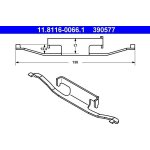Pružina, brzdový třmen ATE 11.8116-0066.1 – Hledejceny.cz