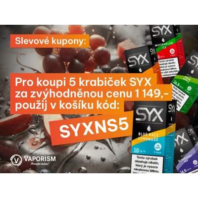 SYX Watermelon Ice 10 ml 10 mg – Hledejceny.cz