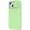 Pouzdro a kryt na mobilní telefon Apple Pouzdro Nillkin CamShield Silky iPhone 13 Mint Green