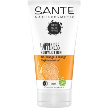 Sante Happiness tělové mléko BIO pomeranč a mango 150 ml