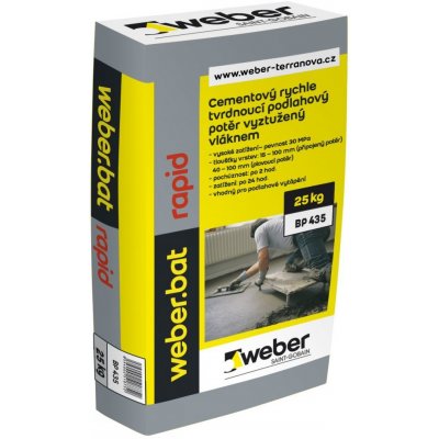 Weber WeberBat rapid Potěr betonový 25 kg – Sleviste.cz