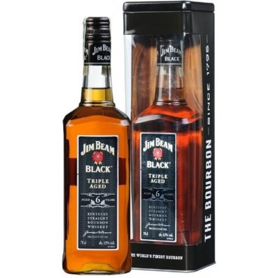 Jim Beam Black 43% 0,7 l (holá láhev) – Zbozi.Blesk.cz