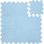 Zopa Pěnová podložka Puzzle 30x30 cm 9ks Floral Blue – Zbozi.Blesk.cz