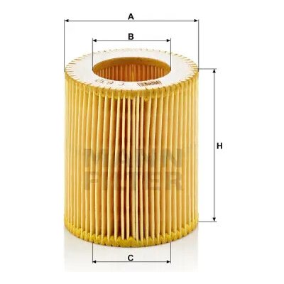 MANN FILTER Vzduchový filtr C 630 – Hledejceny.cz