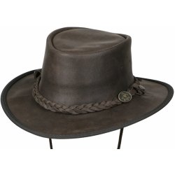 Kožený klobouk Saddler brown