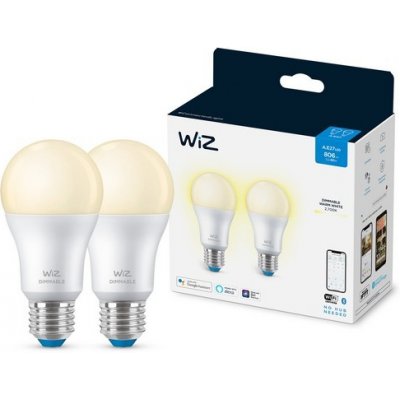 Philips WiZ Dimmable 871951455007 E27 8W 806 lm teplá bílá – Zboží Mobilmania