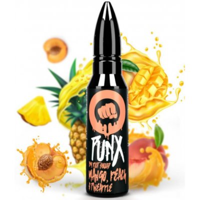 Riot Squad PUNX S & V Mango broskev a ananas 10 ml – Zboží Dáma