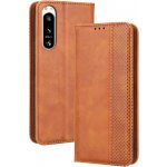 VSECHNONAMOBIL 52364 BUSINESS Peněženkový kryt pro Sony Xperia 5 IV hnědý – Zboží Živě