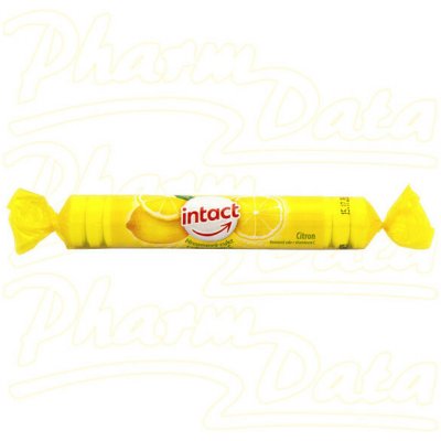 Intact hroznový cukr s vitamínem C citrón 40 g – Zboží Dáma