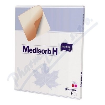 Medisorb H hydrokoloidní krytí steril. 10 x 10cm 5 ks – Zboží Mobilmania