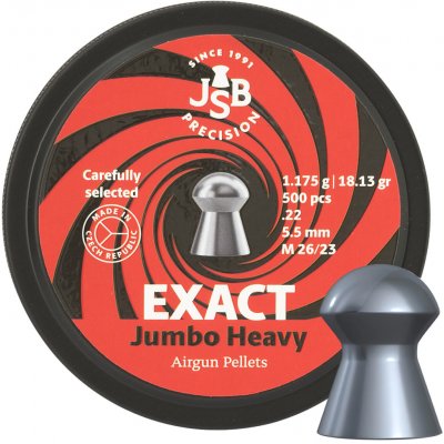 Diabolky JSB Exact Jumbo Heavy 5,52 mm 500 ks – Sleviste.cz