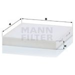 Filtr, vzduch v interiéru MANN-FILTER CU 2232/1 (CU2232/1) – Hledejceny.cz