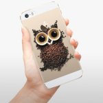 Pouzdro iSaprio Owl And Coffee - iPhone 5/5S/SE – Sleviste.cz