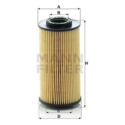 Olejový filtr MANN-FILTER HU 712/10 X (HU712/10X) – Zboží Mobilmania