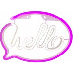 Forever dekorativní LED neon nápis Hello růžová bílá RTV100232 – Hledejceny.cz