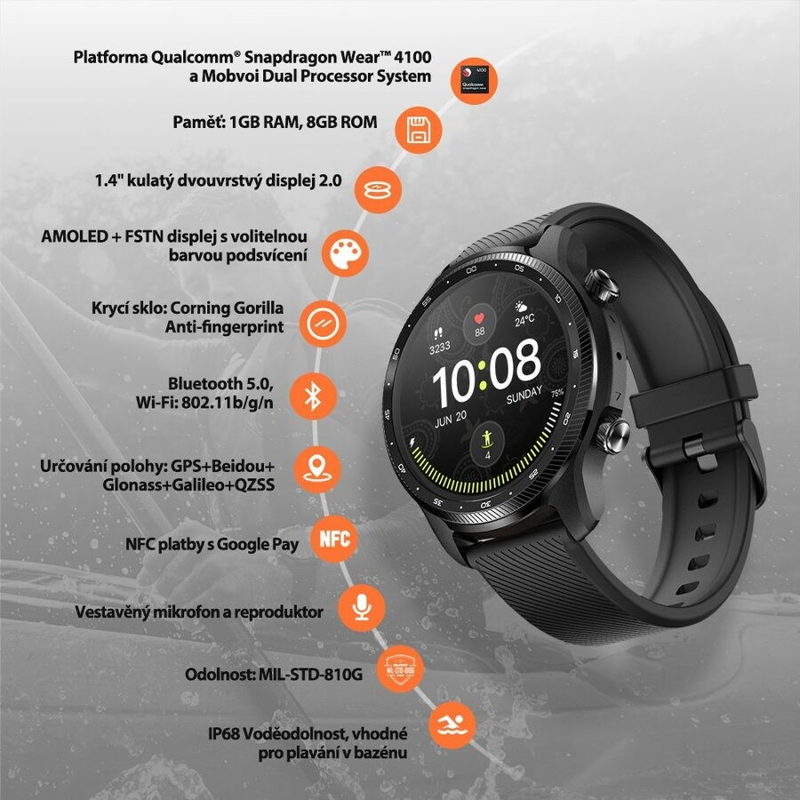 TicWatch Pro 3 Ultra GPS na Heureka.cz