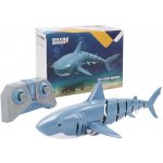 IQ models SHARKY dálkově ovládaný žralok modrý 4 kanály dvě lodní turbíny 2,4Ghz RC_91270 RTR 1:10 – Zbozi.Blesk.cz