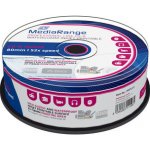 MediaRange CD-R 700MB 52x, Printable, spindle, 25ks (MRPL512) – Hledejceny.cz