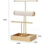 Beautylushh 8898 šperkovnice se zrcadlem černá – Zboží Dáma