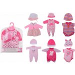 Made Oblečení pro panenku Růžové šaty 42cm – Zboží Mobilmania
