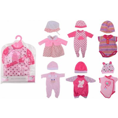 Made Oblečení pro panenku Růžové šaty 42cm – Zboží Mobilmania