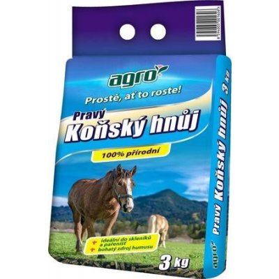 Hnojivo Agro Pravý koňský hnůj 3 kg – Sleviste.cz