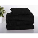 XPOSE Froté osuška VERONA černá 70 x 140 cm – Zboží Mobilmania