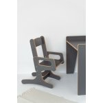 Vingo Dětská rostoucí židlička šedá – Zboží Dáma