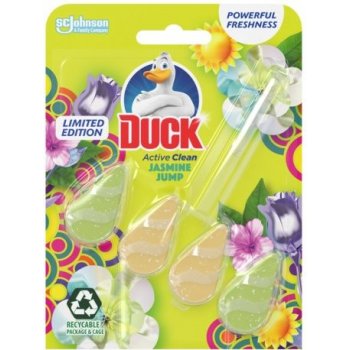 Duck Active Clean Jasmine Jump WC závěsný čistič s vůní 38,6 g