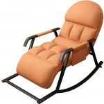 NoBi SAMANTA houpací s polohováním kov látka oranžová – Zboží Dáma