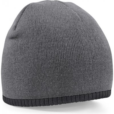 Beechfield dvoubarevná zimní čepice beanie šedá-černá – Hledejceny.cz