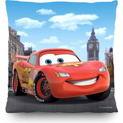 AG Design polštář Disney Cars v Londýně 40x40 – Zboží Mobilmania