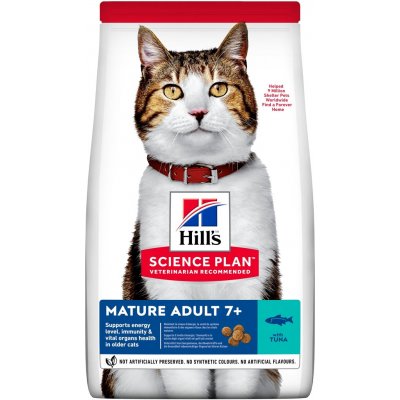 Hill's Science Plan granule pro starší kočky s tuňákem 10 kg – Hledejceny.cz