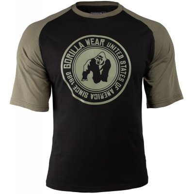 Gorilla Wear pánské tričko Texas T Shirt black/Army Green